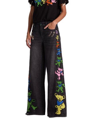 Alice & Olivia Alice + Olivia Amazing Low-Rise Baggy Jean