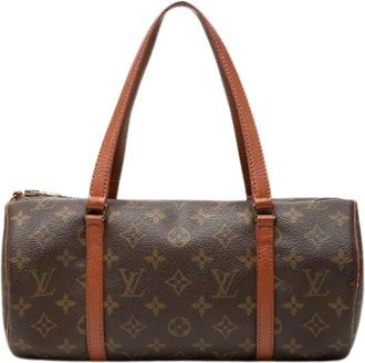 Louis Vuitton Pre-owned Papillon 30 - Dames - Vintage Handtas - Bruin - ONE Size - Leer - Vintage
