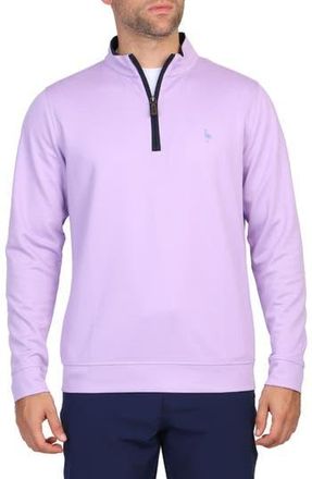 Tailorbyrd Modal Blend Quarter Zip Pullover in Lilac at Nordstrom Rack, Size Small