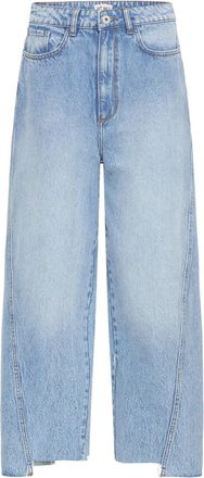 Ichi Ihobinne PA Cropped Jeans - Dames - Cropped Jeans - Blauw - W30 - Denim - Jeans