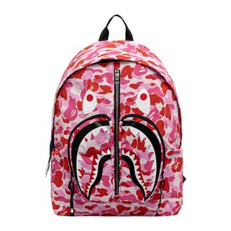 A Bathing Ape A Bathing Ape, Tassen, unisex, Veelkleurig, ONE Size, Polyester, Camo Shark Rugzak