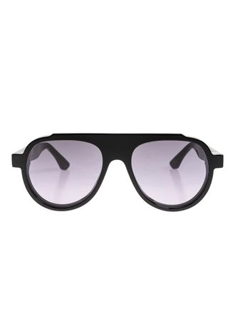Thierry Lasry Dynasty browline sunglasses - unisex - Acetate - One Size - Black