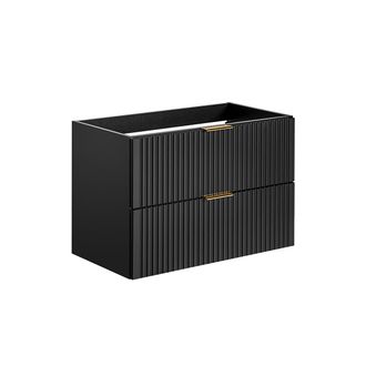 AC-D&eacute;co Mueble Bajo Lavabo 80cm Adriel Negro