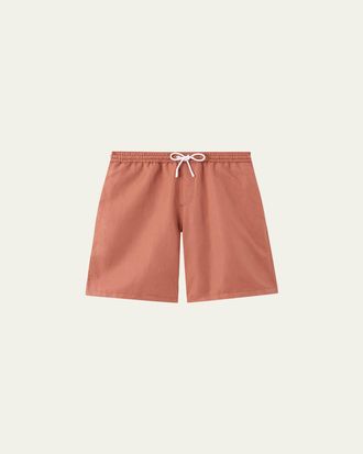 Loro Piana Mens Bay Long Swim Trunks