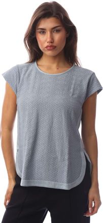 Emporio Armani Womens Top in Grey Textile - Size X-Small