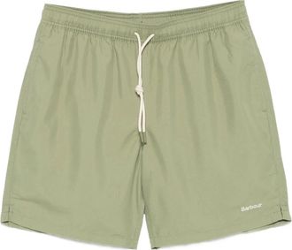 Barbour Staple Logo 7 Zwemshorts - Heren - Strandmode - Groen - M - Polyester - Badmode