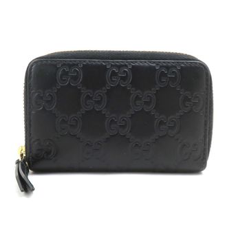Gucci Black Leather Coin Purse/Coin Case (Pre-Owned)