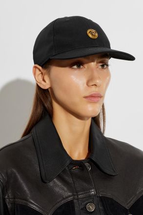 Versace Baseball Cap With Medusa Head, Unisex, Black