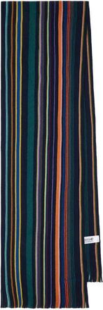 Paul Smith Ivan Stripe Scarf - Heren - Wintersjaals - Veelkleurig - ONE Size - Wol - Accessoires