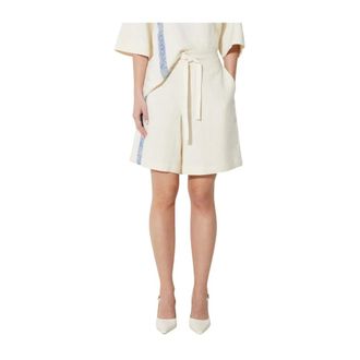 J.W.Anderson Korte Broeken, Dames, Beige, S, Short Shorts
