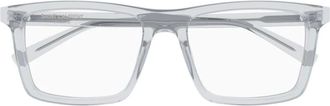 Saint Laurent Glasses, male, Gray, Size: 54 MM Eyeglasses
