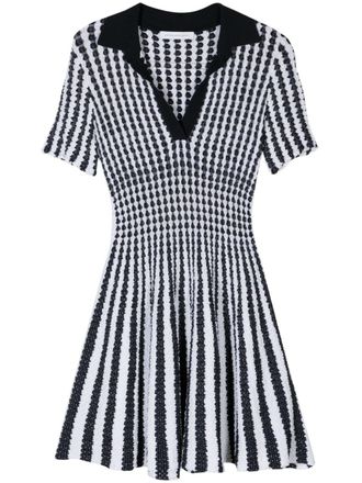 Antonino Valenti Marylin seersucker minidress - White