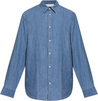 Rag & Bone long-sleeved cotton shirt - men - Cotton - L - Blue