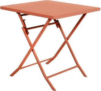 Hesperide Hesperide - Mesa De Jard&iacute;n Plegable Cuadrada Greensboro &Aacute;mbar - 2 Asientos - Hesp&eacute;ride