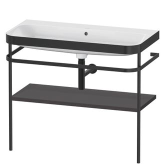 Duravit Duravit Happy D.2 Plus C-bonded Set Avec Console M&eacute;tallique