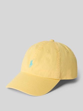 Polo Ralph Lauren Basecap aus reiner Baumwolle in Hellgelb, Gr&ouml;&szlig;e 1