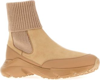 Tod's Womens Beige Suede Ankle Boots C205carnemedioc807nocciolach Stivali