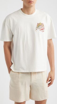 AllSaints Roque International Rock Festival Cotton Graphic T-Shirt in Chalk White at Nordstrom, Size Xx-Large