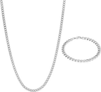 Adornia Adornia Spring2 Silver-Plated Stainless Steel Jewelry Set