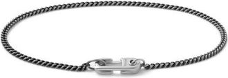 Miansai Mens Mini Annex Bracelet in Ruthenium Brushed Black at Nordstrom, Size Medium