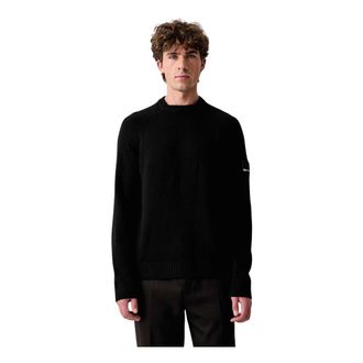 Karl Lagerfeld Klassieke Pullover - Heren - Truien - Zwart - Maat: XL Wol