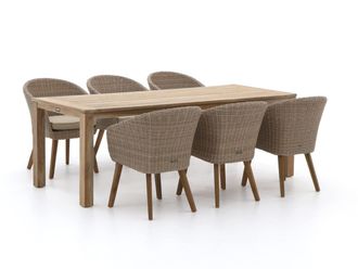 Intenso Furniture Intenso Tropea/ROUGH-S 220cm dining tuinset 7-delig