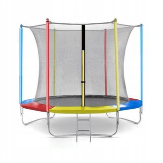 OEM Just Fun Trampol&iacute;n De Jard&iacute;n 8ft-244cm Multicolor
