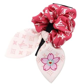 Louis Vuitton Pre-owned Accessories, female, Pink, Size: ONE SIZE Pre-owned Scrunchie