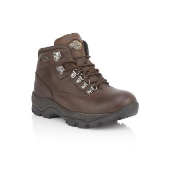 Northwest Territory Womens Peak Leather Waterproof Walking Hiking Trekking Boot- Waxy Brown- UK4