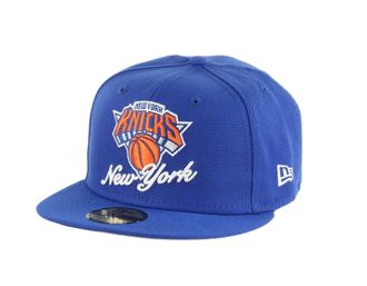 New Era New York Knicks Dual Logo Blue 59Fifty Basecap - 7 5/8-61cm (XL)