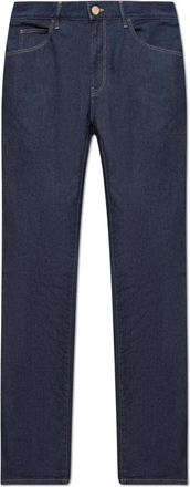 Giorgio Armani Jeans met logo - Heren - Regular Fit Jeans - Blauw - W32 - Denim - Jeans