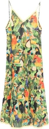 Farm Rio Farm RIO - Jurken > Damesjurken > Midi Jurken - Dames - Casual kleedjes - Veelkleurig - M - Kleedjes