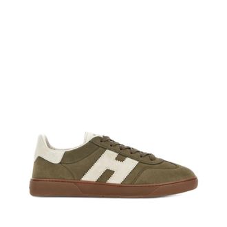 Hogan Groene Veterschoenen Memory Foam Binnenzool - Heren - Sneakers - Groen - 45 EU - Schoenen