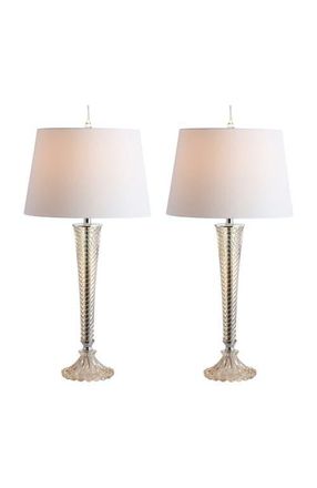 Jonathan Y Designs Caterina 32 Glass LED Table Lamp, Champagne at Nordstrom