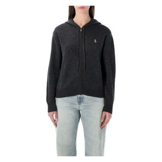 Sporty & Rich Dames, Truien, Grijs, Maat: M Kasjmier