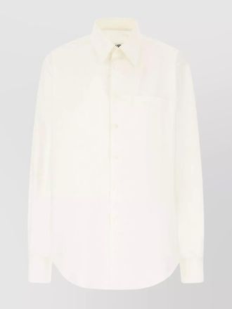 Maison Margiela cotton oversized cutout shirt