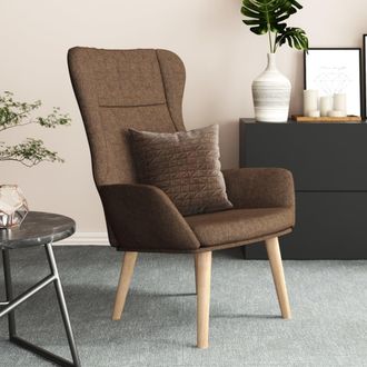 Nova Sill&oacute;n De Relax De Tela Marr&oacute;n Vidaxl