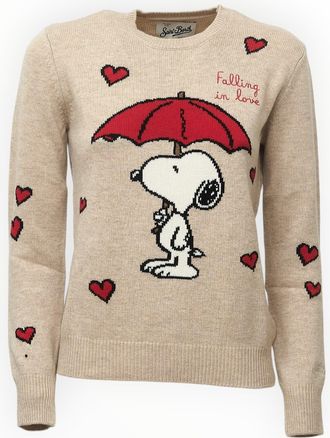 MC2 Saint Barth New Queen P Snoopy Cashmere Sweater