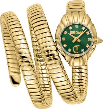 Just Cavalli Womens Snake 316L Stainless Steel Watch