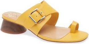 Vince Camuto Lenqua Toe Loop Block Heel Sandal in Yellow at Nordstrom Rack, Size 6.5