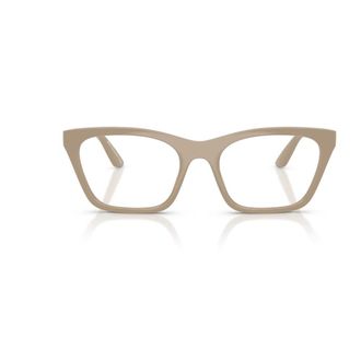 Emporio Armani Glasses, female, Brown, Size: 53 MM Cat Eye Sunglasses