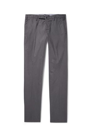 Slowear Venezia 1951 Slim-Fit Cotton-Blend Poplin Trousers
