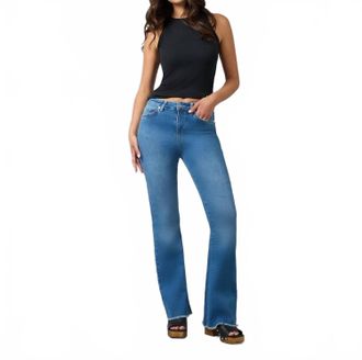 Lola Jeans Alice High Rise Flare Jeans In Blue