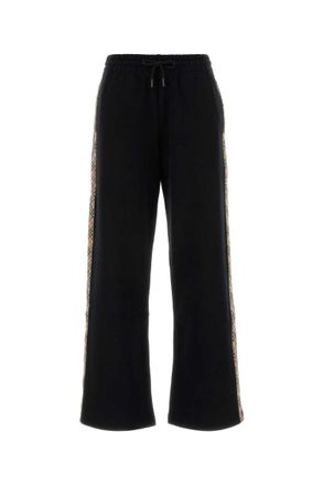 Burberry Black Relaxed Drawstring Pants