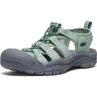 Keen Womens Newport H2 Closed Toe Water Sandals, Granite Green, 2.5