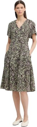 Marc O'Polo Rechte Maxi Jurk - Dames - Casual kleedjes - Veelkleurig - XS - Kleedjes