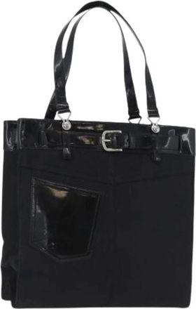 Dior Pre-owned Tote Bags, female, Black, Size: ONE SIZE Pre-owned Nylon Tote Bag