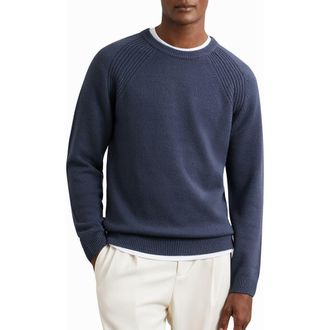 Reiss Foulton Wool & Cashmere Sweater in Oceanic Blue at Nordstrom Rack, Size Large