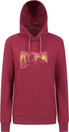 Mountain Warehouse Dames/Dames Ombre Hoodie (Bourgondi&euml;)