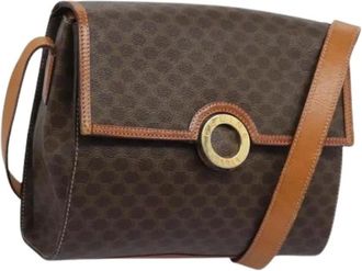 Celine Pre-owned Cross Body Bags, female, Brown, Size: ONE SIZE Pre-owned Vintage Cross Body Bag